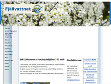 Tablet Screenshot of fjallvattnet.se